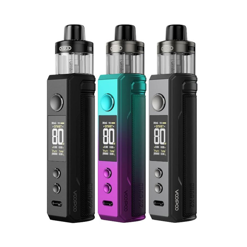 VooPoo Drag X2 80W Pod Kit (External 18650 Battery Not Included)