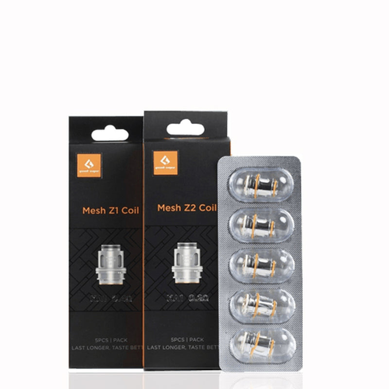GeekVape Mesh Z Replacement Coils (Pack of 5) | For the Zeus Tank | Vape City GeekVape Mesh Z Replacement Coils (Pack of 5) | For the Zeus Tank | Vape City