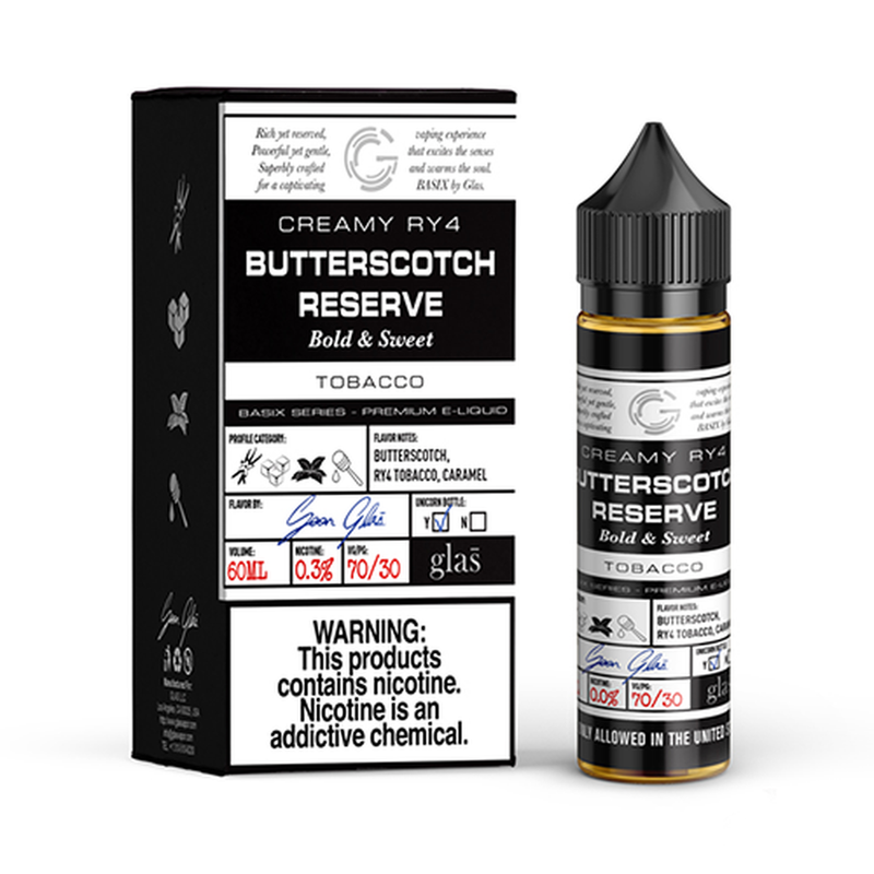 GLAS Basix Collection 60ml Vape Juice